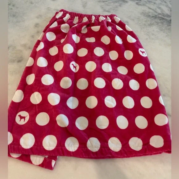Victoria Secret Pink Polka Dot Towel Wrap - Picture 6 of 6